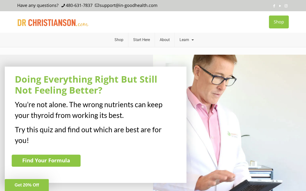 Dr. Christianson web sitesi